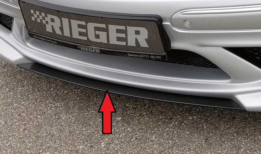 Rieger Spoilerschwert für Mercedes CLK (W209) - Coupé 00.02-06.04 (bis Facelift / bis Modell 2005) carbon optik