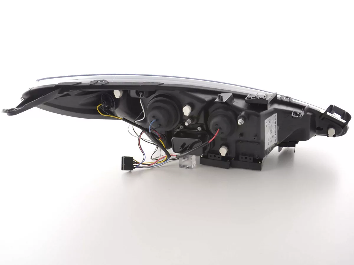 Scheinwerfer Set Daylight LED Tagfahrlicht Peugeot 207 Bj. 06- schwarz