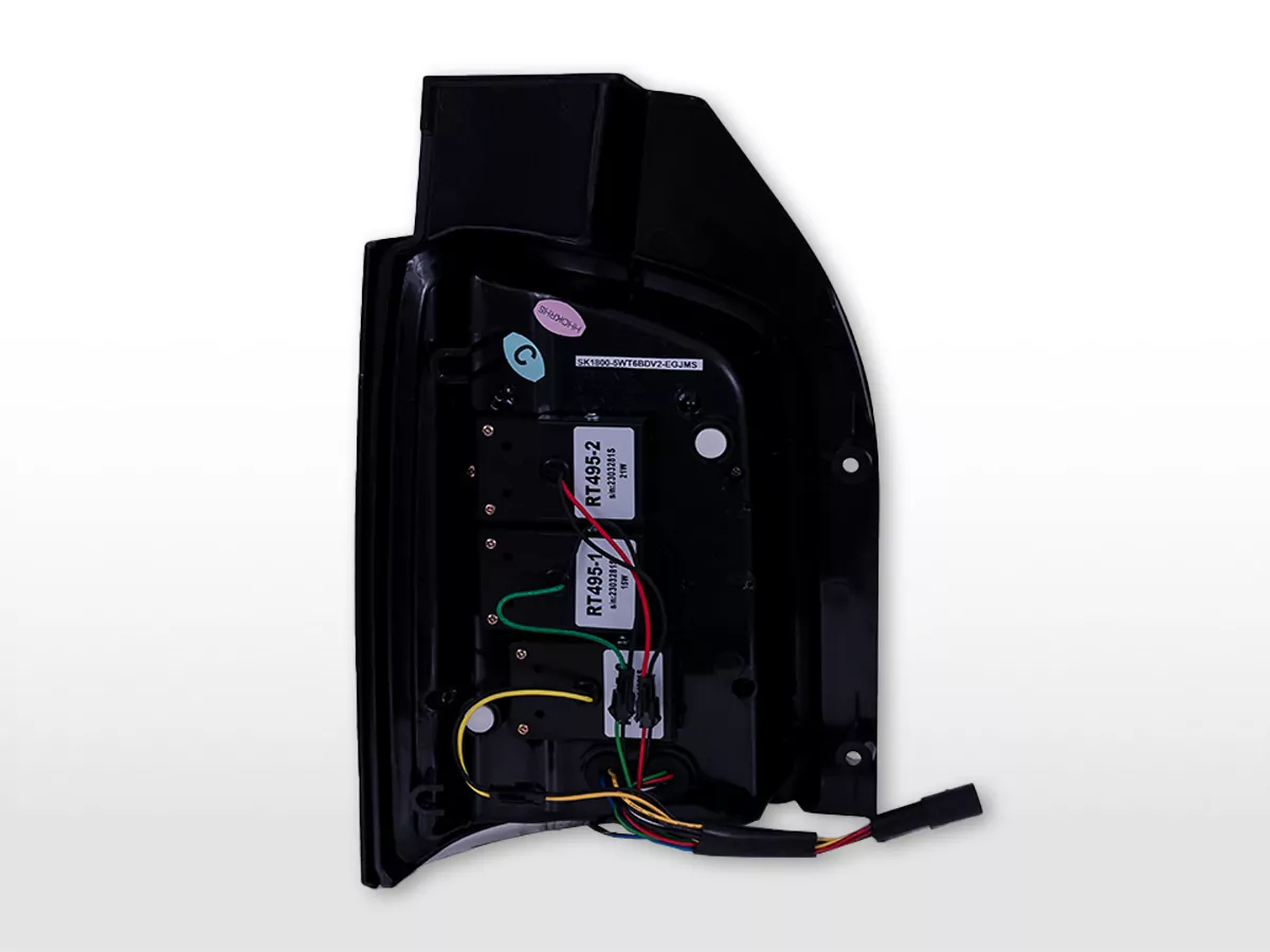 LED Rückleuchten Set VW T6 Bj. ab 20 Flügeltüren-Version schwarz/smoke