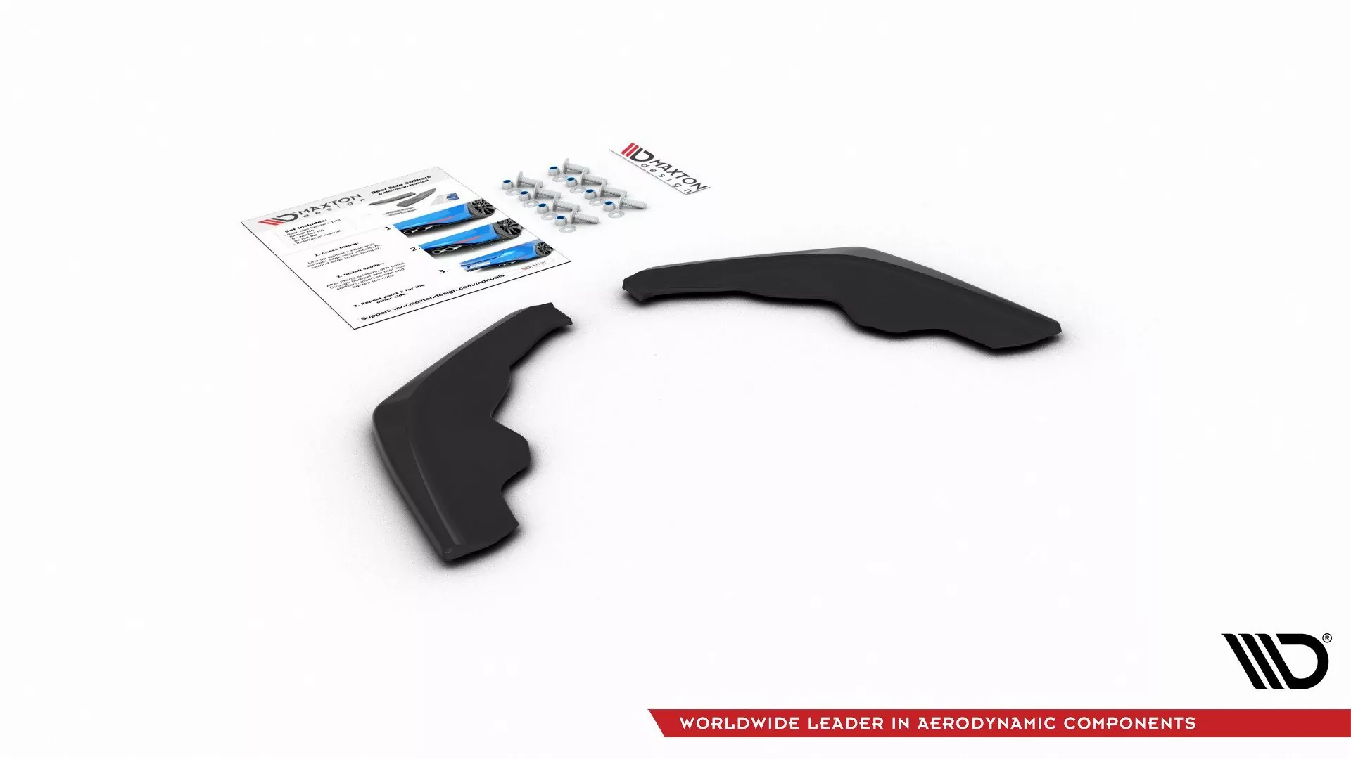 Heck Ansatz Flaps Diffusor Passend Für Diffusor V.2 Passend Für BMW 1er F40 M-Paket Schwarz Hochglanz Schwarz Hochglanz