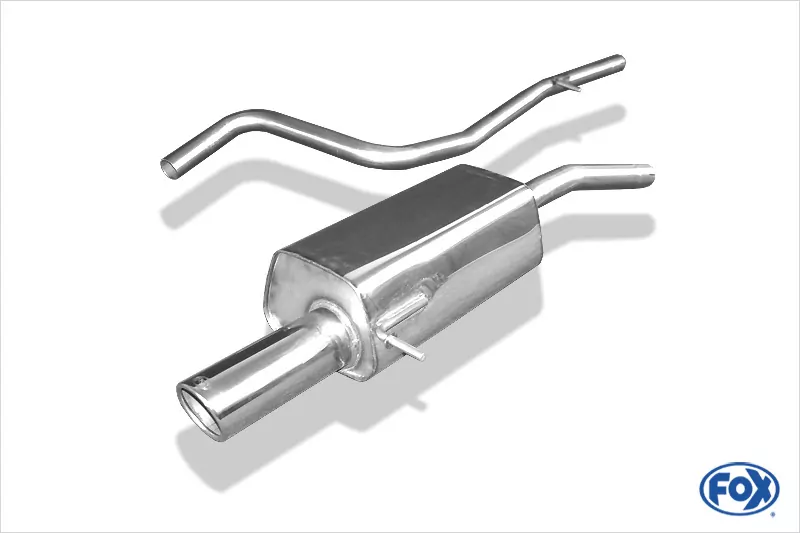 Ford Fiesta VI - Diesel  Endschalldämpfer inkl. Verbindungsrohr zum Kat - 1x90 Typ 16