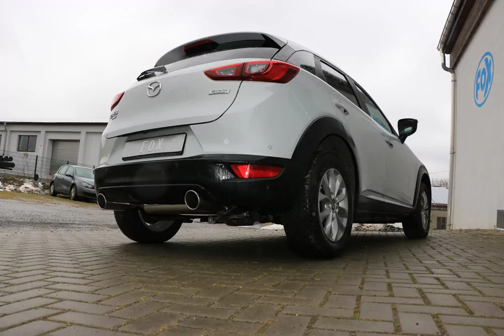 Mazda CX3 Benzin - DK AWD  Endschalldämpfer quer rechts/links - 1x100 Typ 16 rechts/links