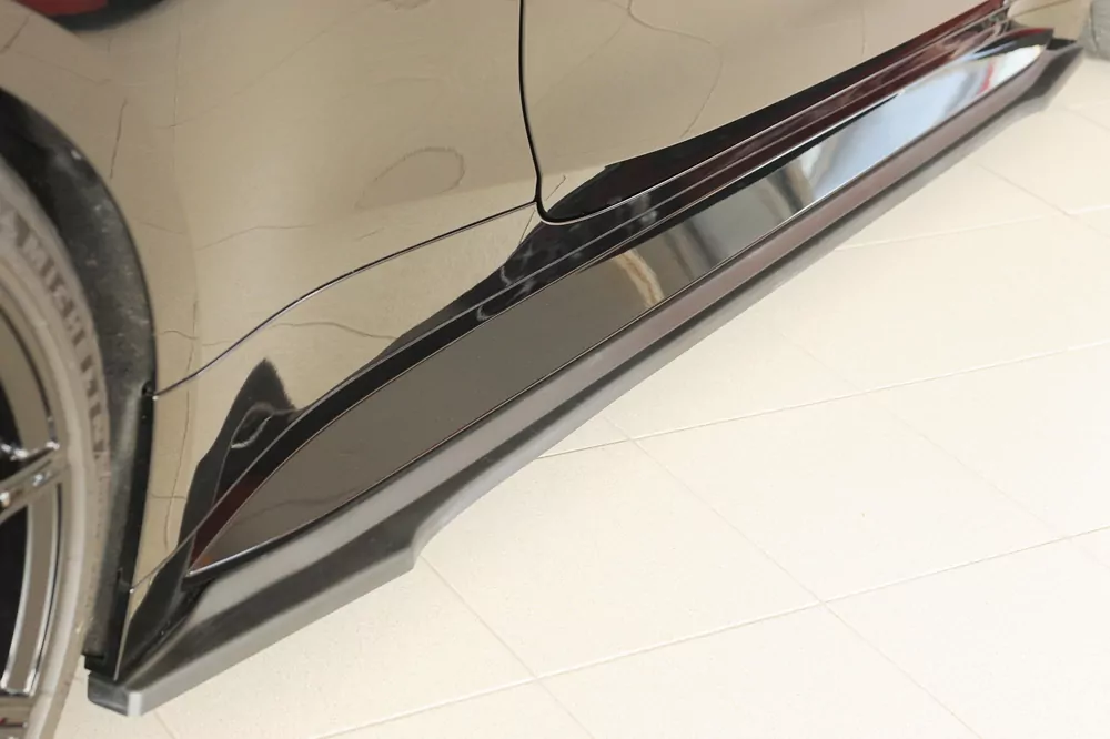 Rieger Seitenschweller rechts ansatz matt schwarz für BMW 4er G83 M4 (G234M) Cabrio 06.21-