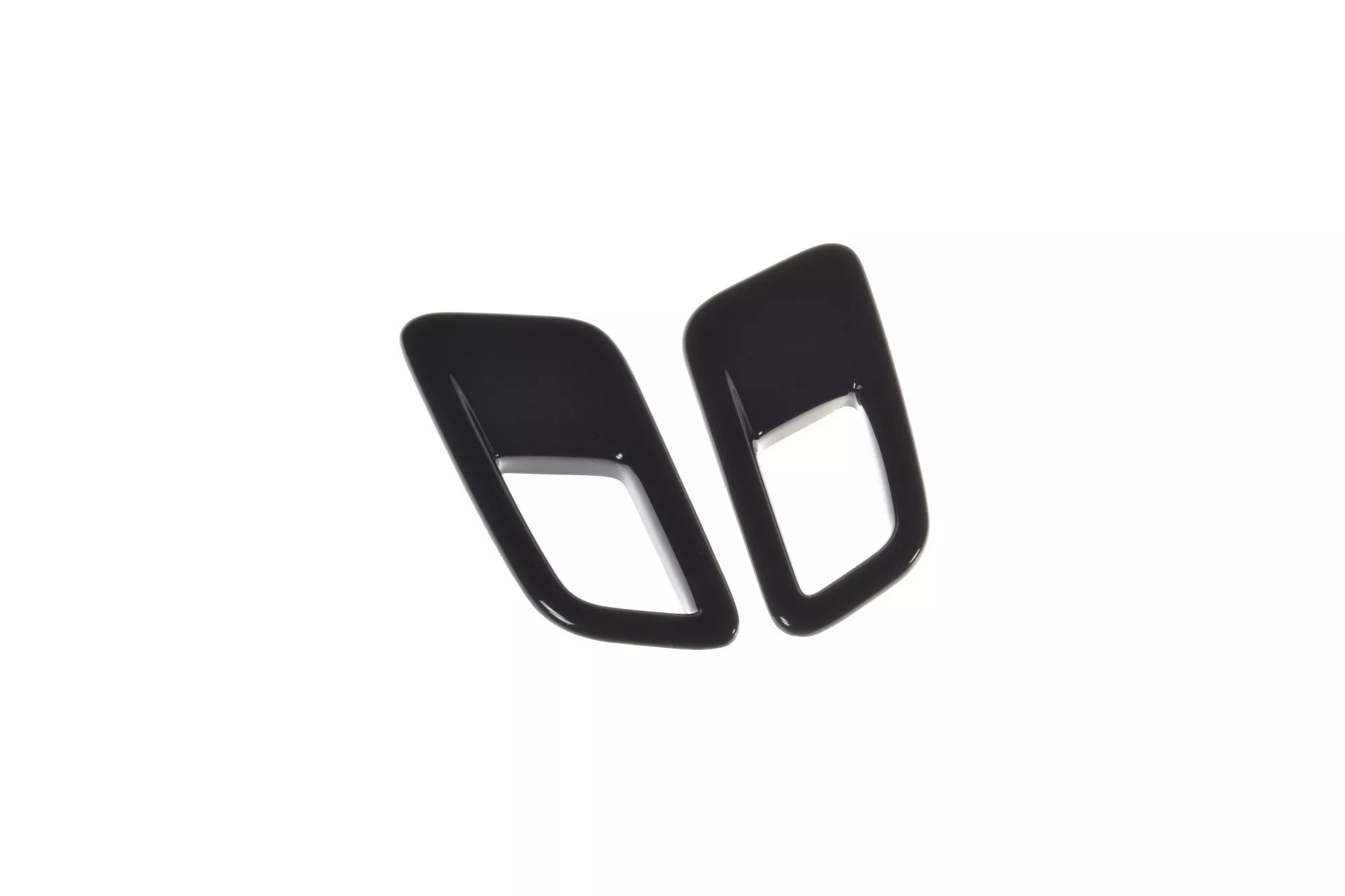 MOTORHAUBEN LUFTSCHLITZE Passend Für FORD FOCUS MK4 (KLEIN) Schwarz Hochglanz Schwarz Hochglanz