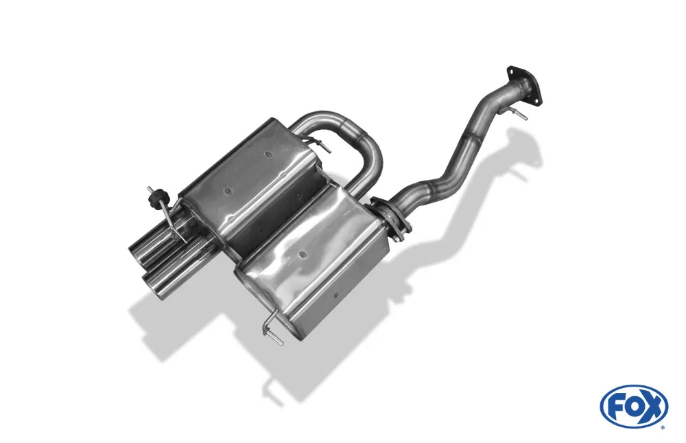 BMW E90/91/92 - 330i  Endschalldämpfer - 2x80 Typ 24