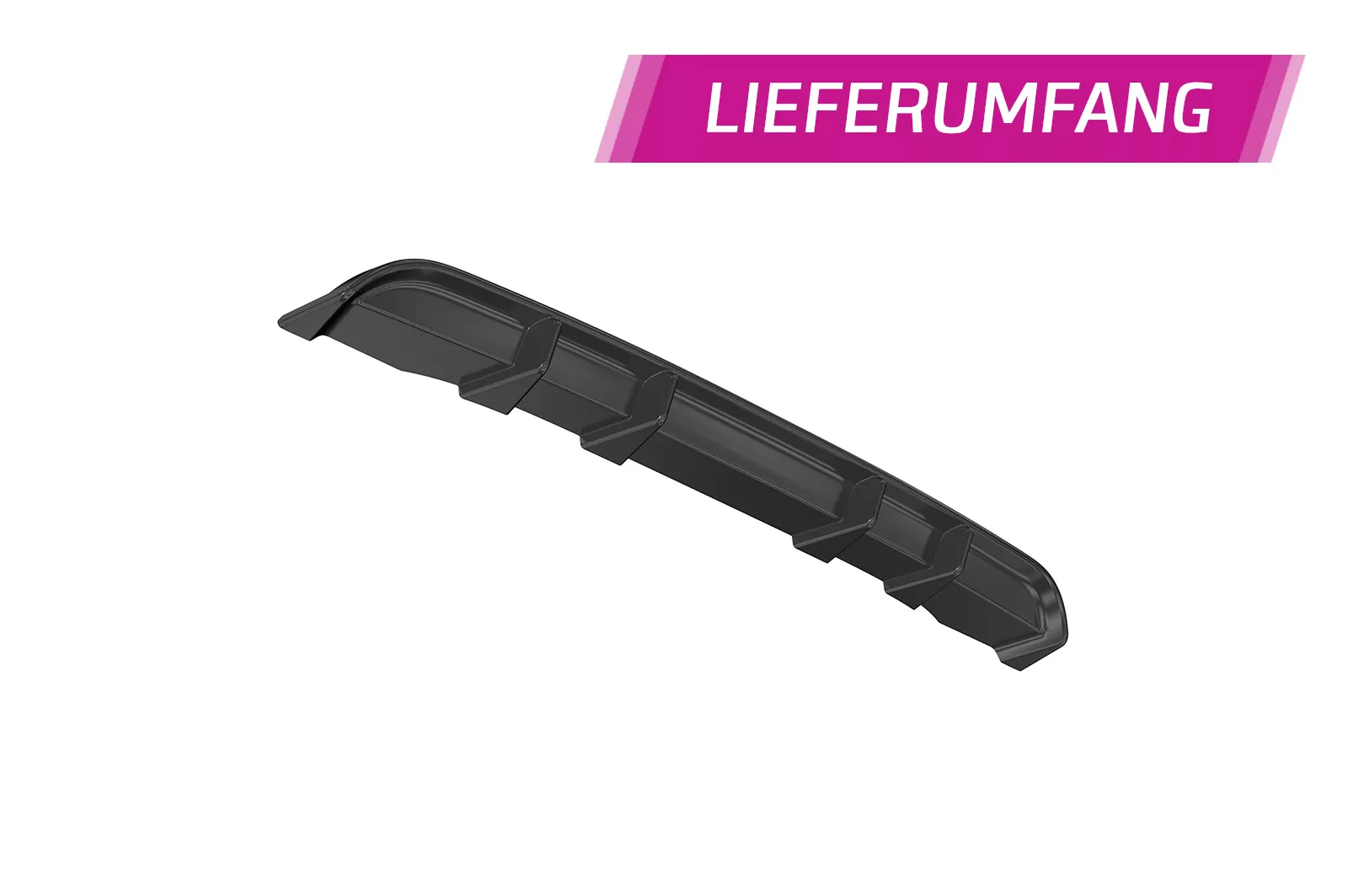 Heckansatz für BMW 3er Limousine und Touring (G20/G21) HA278 Strukturiert (schwarz matt)