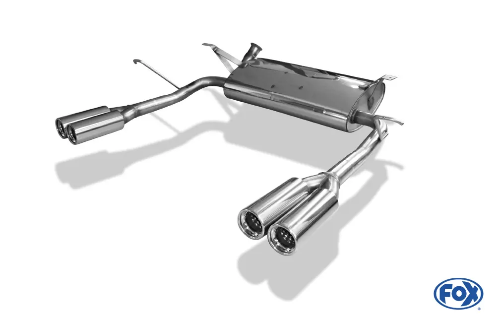 Renault Laguna II K74 - Grandtour  Endschalldämpfer Ausgang rechts/links  - 2x76 Typ 13 rechts/links