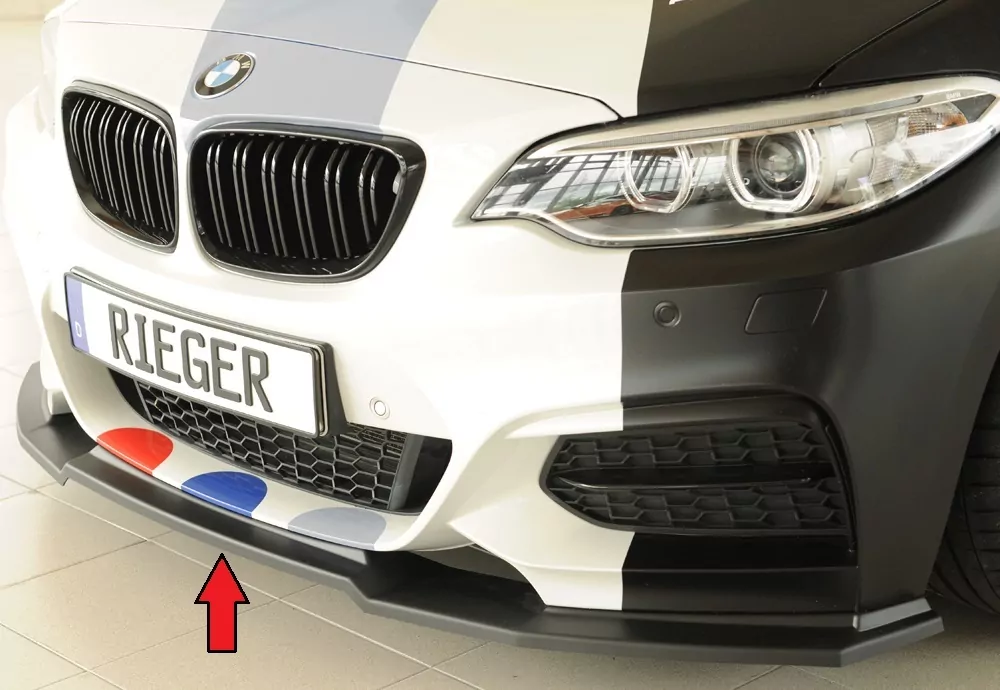 Rieger Spoilerschwert matt schwarz für BMW 2er F23  (1C) Cabrio 07.17- (ab Facelift) LCI