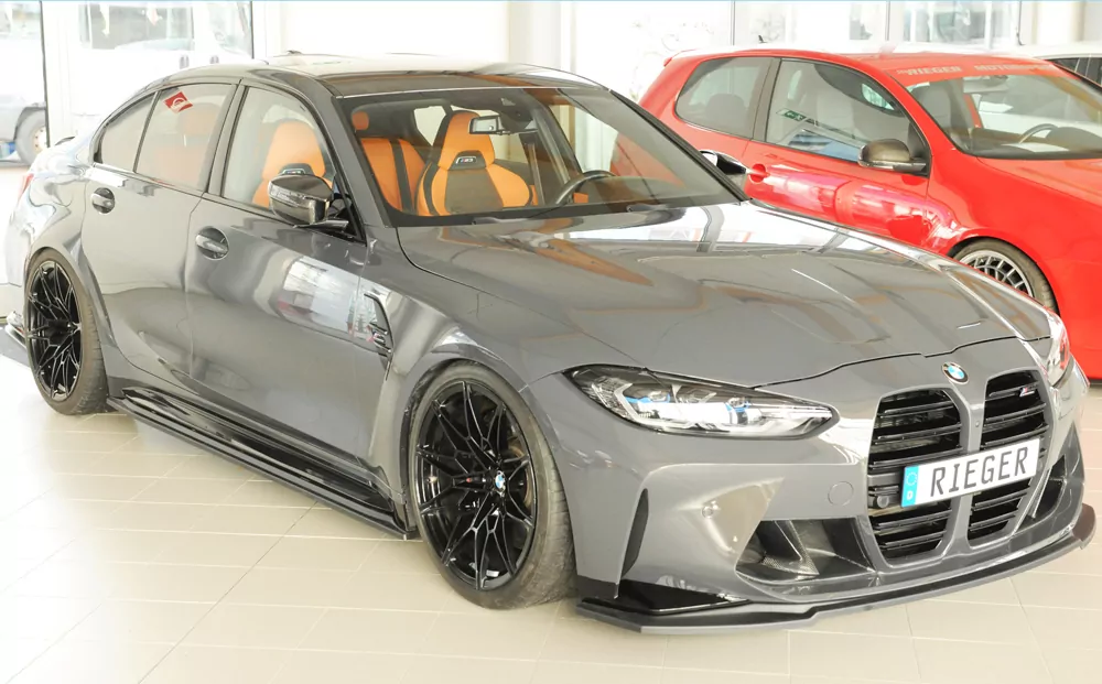 Rieger Spoilerschwert matt schwarz für BMW 4er G83 M4 (G234M) Cabrio 06.21-