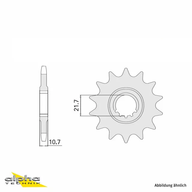EK-Chain Kettensatz 530DEX für Yamaha FZR-750 R Modelljahr 1988 Typ 2TT