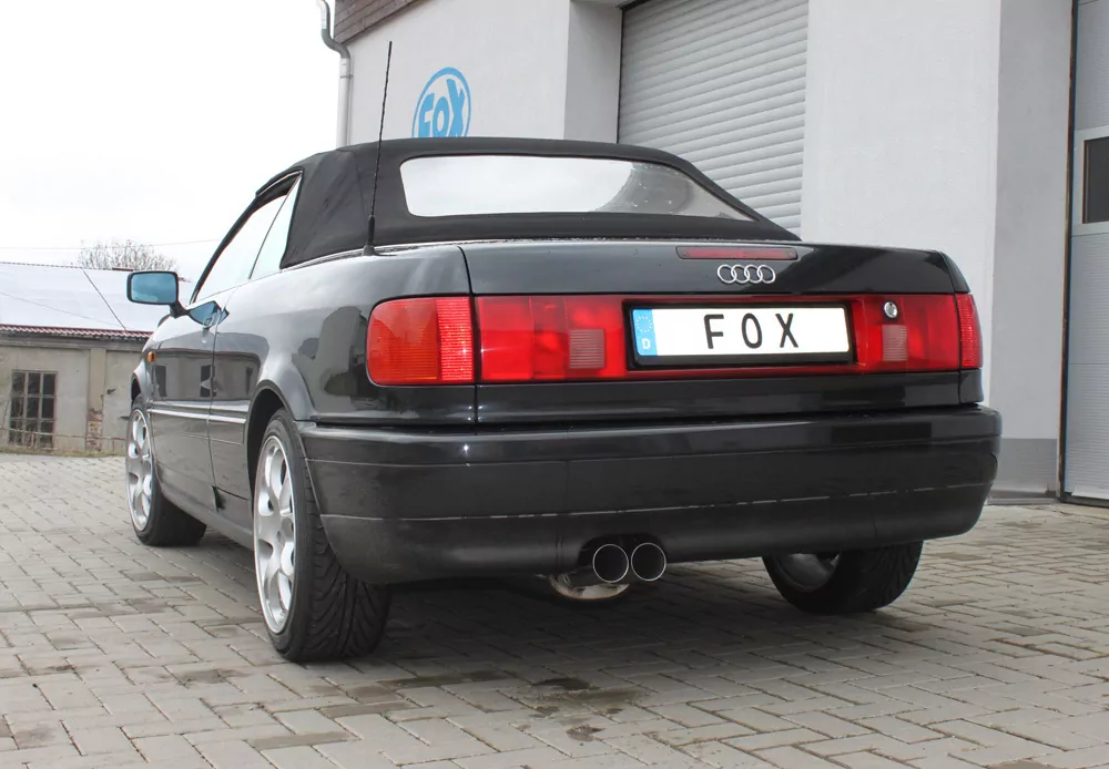 Audi 80/90 - Typ 89, B3 Limousine/ Coupe/ 80 B4 - Cabrio  Endschalldämpfer - 2x76 Typ 10