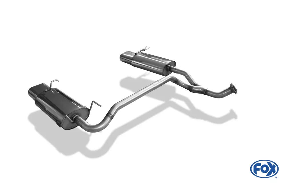 Hyundai Accent Typ LC  Endschalldämpfer rechts/links - 160x80 Typ 53 rechts/links