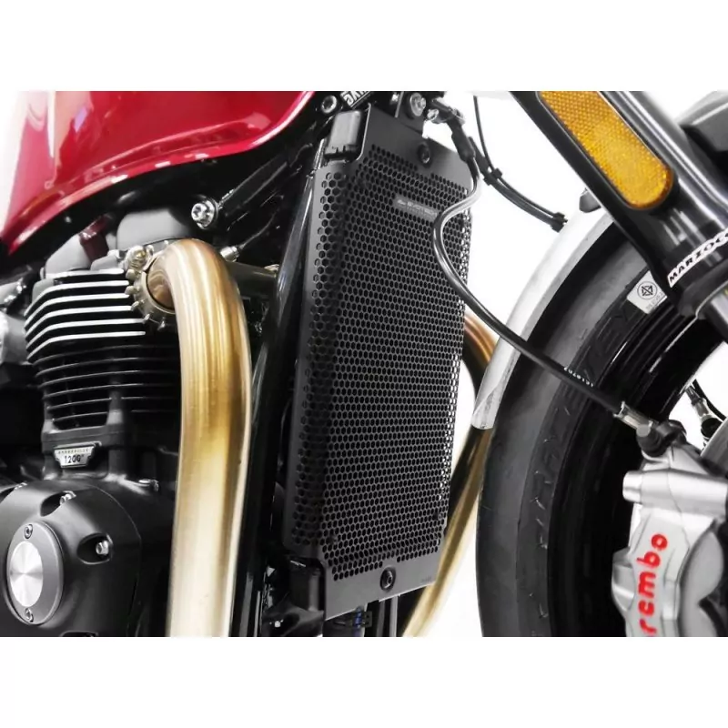 Evotech Kühlerschutz Triumph Bonneville T100|T120 / Speed Twin 900|1200 / Thruxton 1200