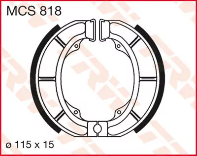 Bremsbacken Mcs818