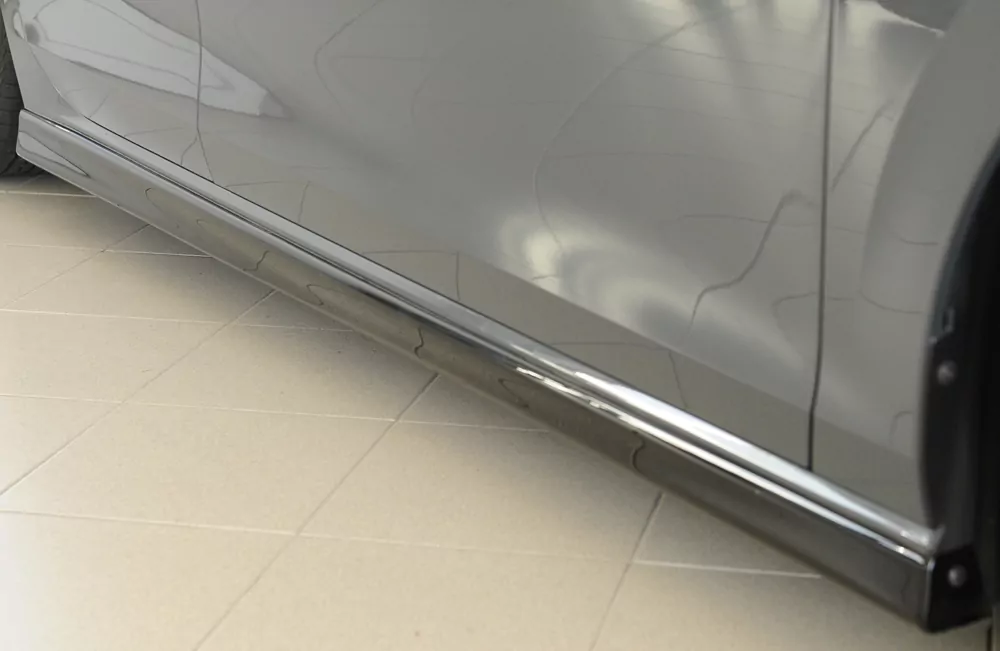 Rieger Seitenschweller rechts  (XS) glanz schwarz für VW Golf 8 GTI 5-tür. 08.20-03.24 (bis Facelift)