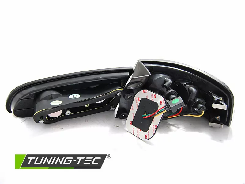 Tail Lights Black Fits Seat Ibiza 6l 04.02-08