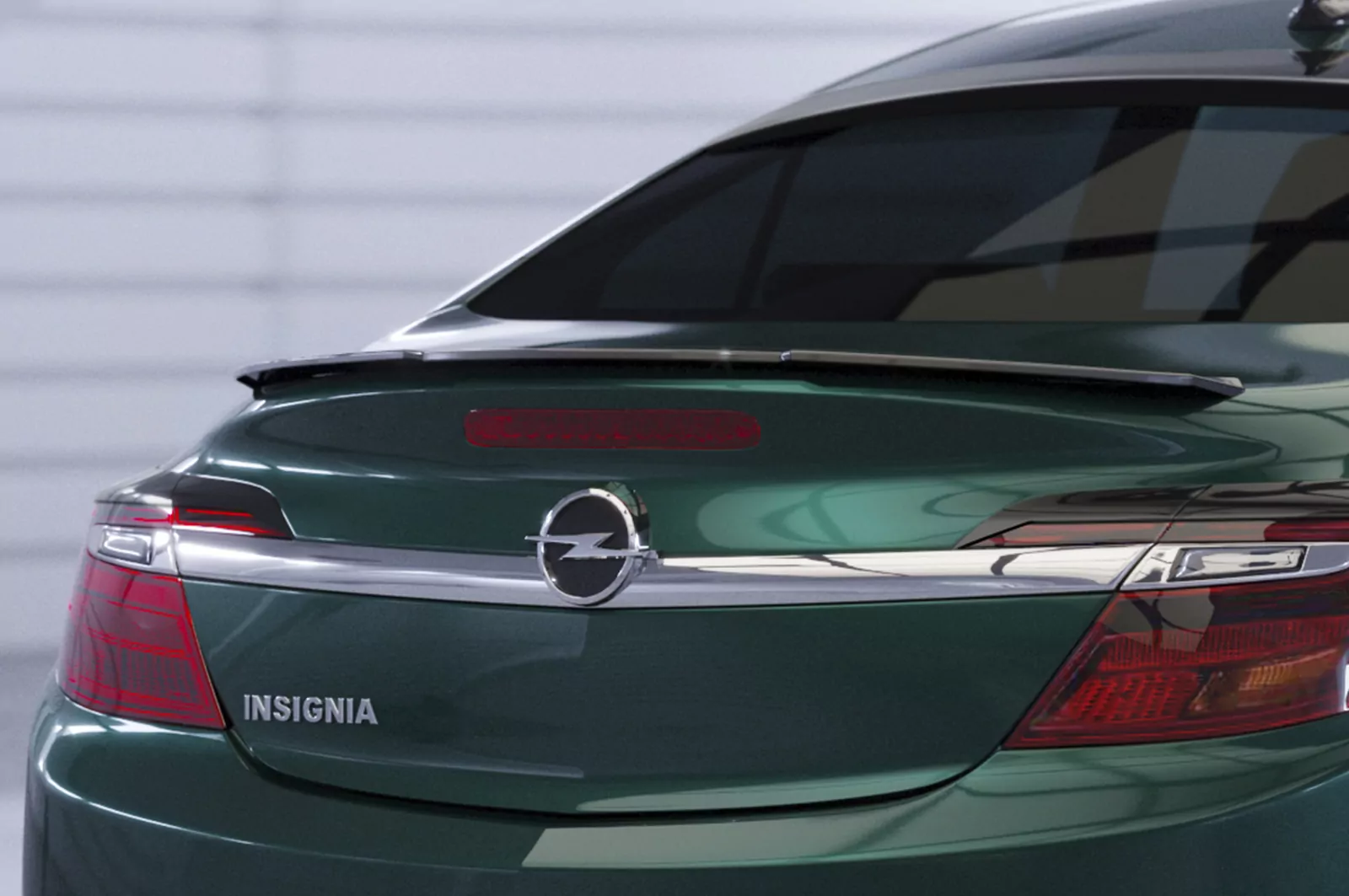 Heckflügel mit ABE für Opel Insignia A HF652 Strukturiert (schwarz matt)