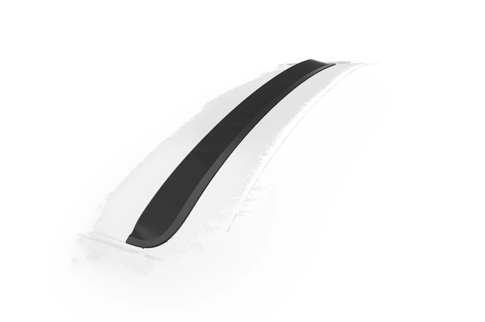 Heckscheibenblende für Porsche Cayman 987C HSB102 Schwarz Strukturiert