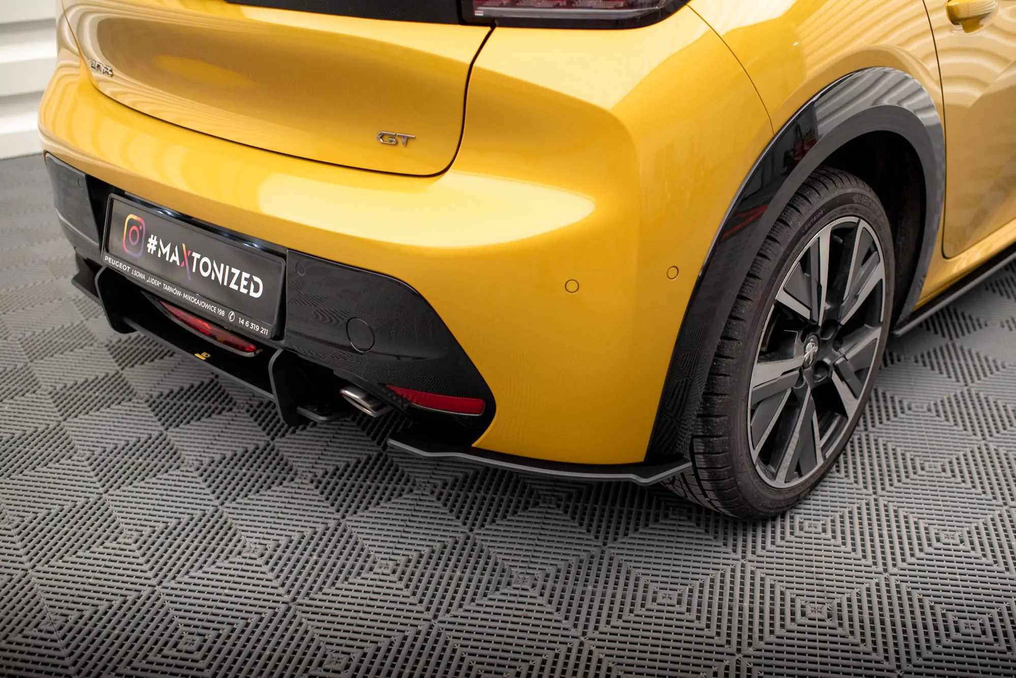 Street Pro Heck Ansatz Flaps Diffusor Für Peugeot 208 GT Mk2