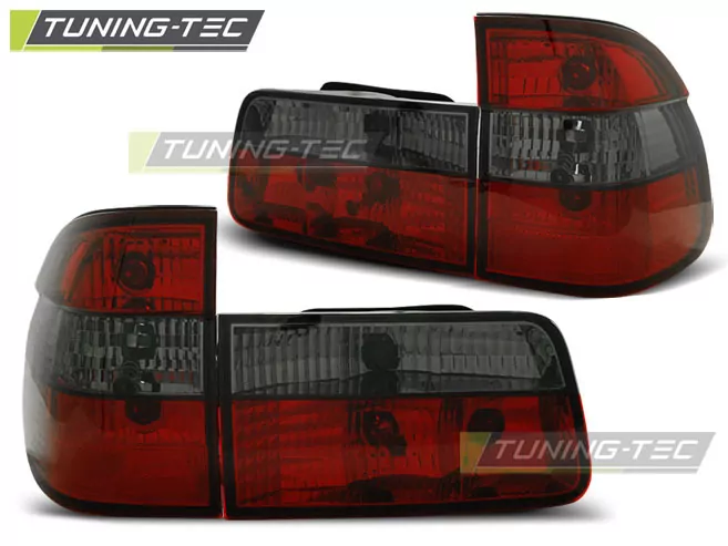 Tail Lights Red Smoke Fits Bmw E39 09.95-08.00 Touring