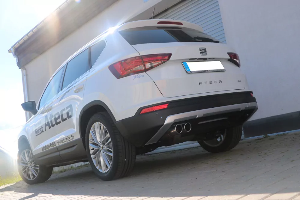 Seat Ateca 5FP - 4x4  Endschalldämpfer - 2x80 Typ 16