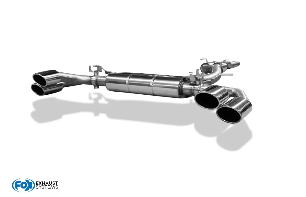 CUPRA Formentor 4x4 - VZ5  Endschalldämpfer mit 2 Abgasklappen - 2x115x85 Typ 44 rechts/links und Vorschalldämpfer