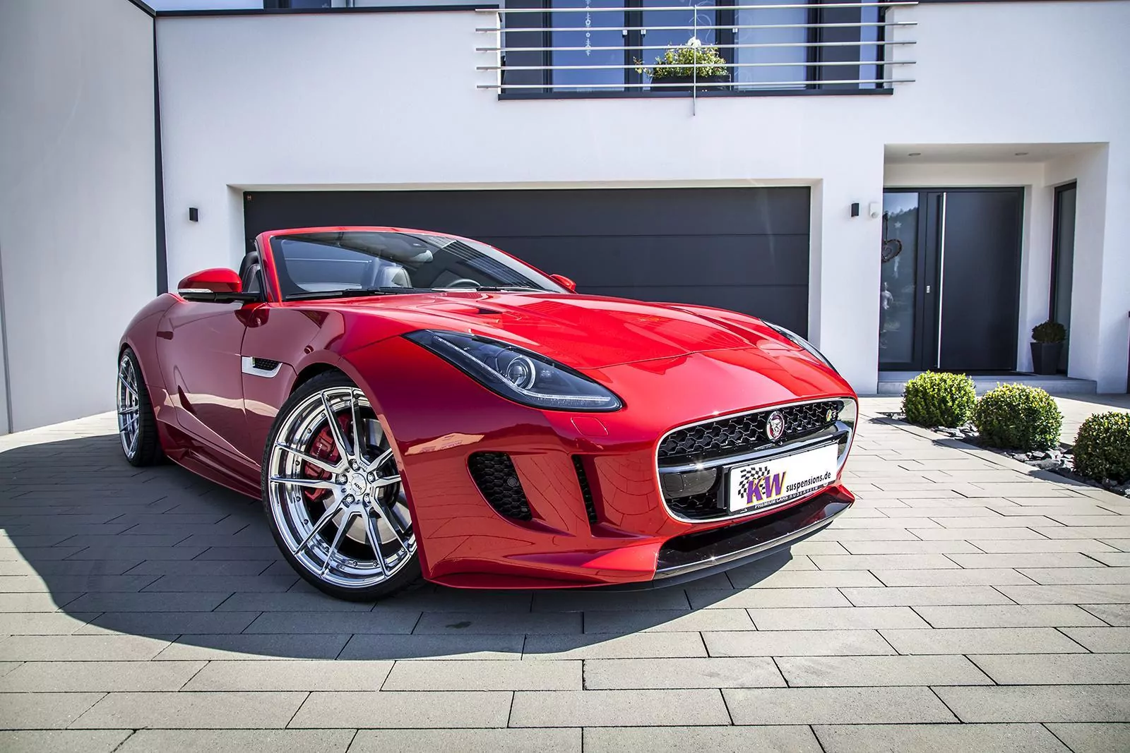 KW Gewindefahrwerk V3 inox JAGUAR F-TYPE Convertible (X152, QQ6) 10/2012-