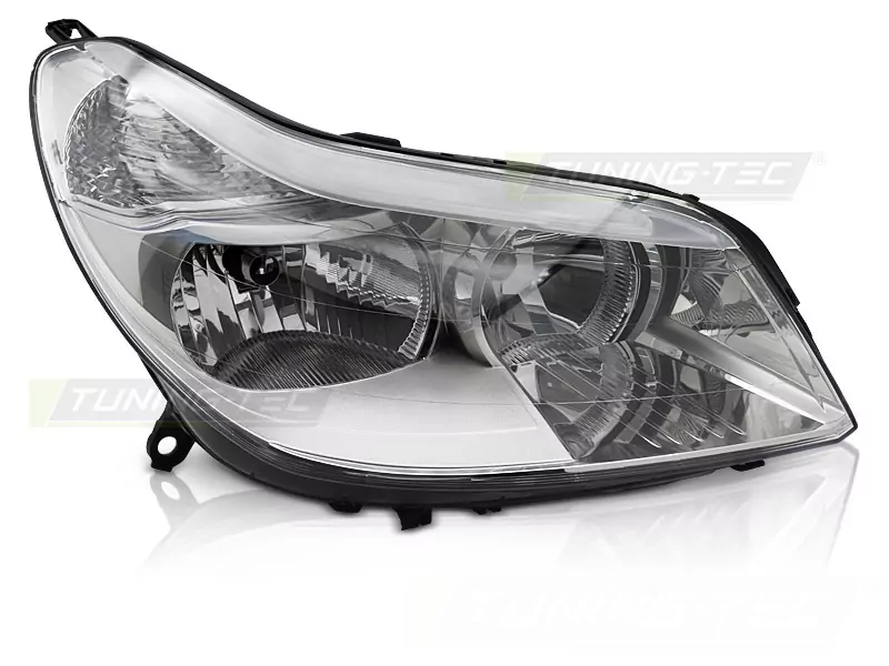 Headlight Chrome Right Side Tyc Fits Citroen C5 04-08