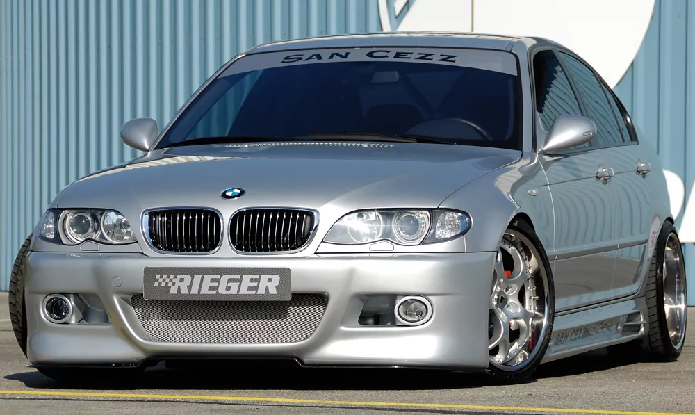 Rieger Spoilerstoßstange für BMW 3er E46 | Touring 02.02- (ab Facelift) -> Vorgängermodell mit speziellen Halterungen