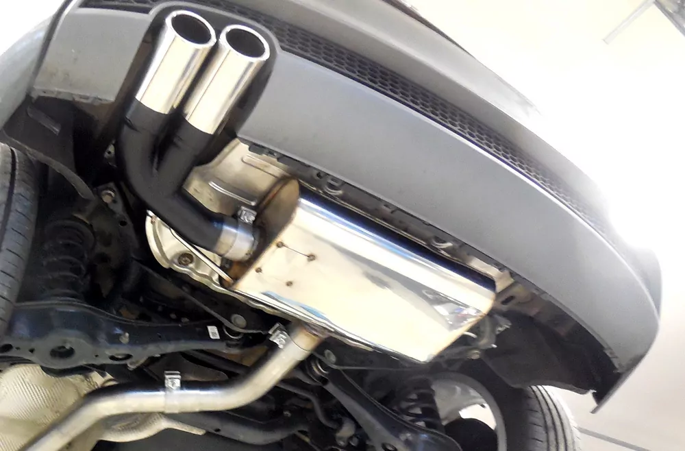 Audi A3 - 8V 3-türer + S-Line  Endschalldämpfer einseitig - 2x80 Typ 16