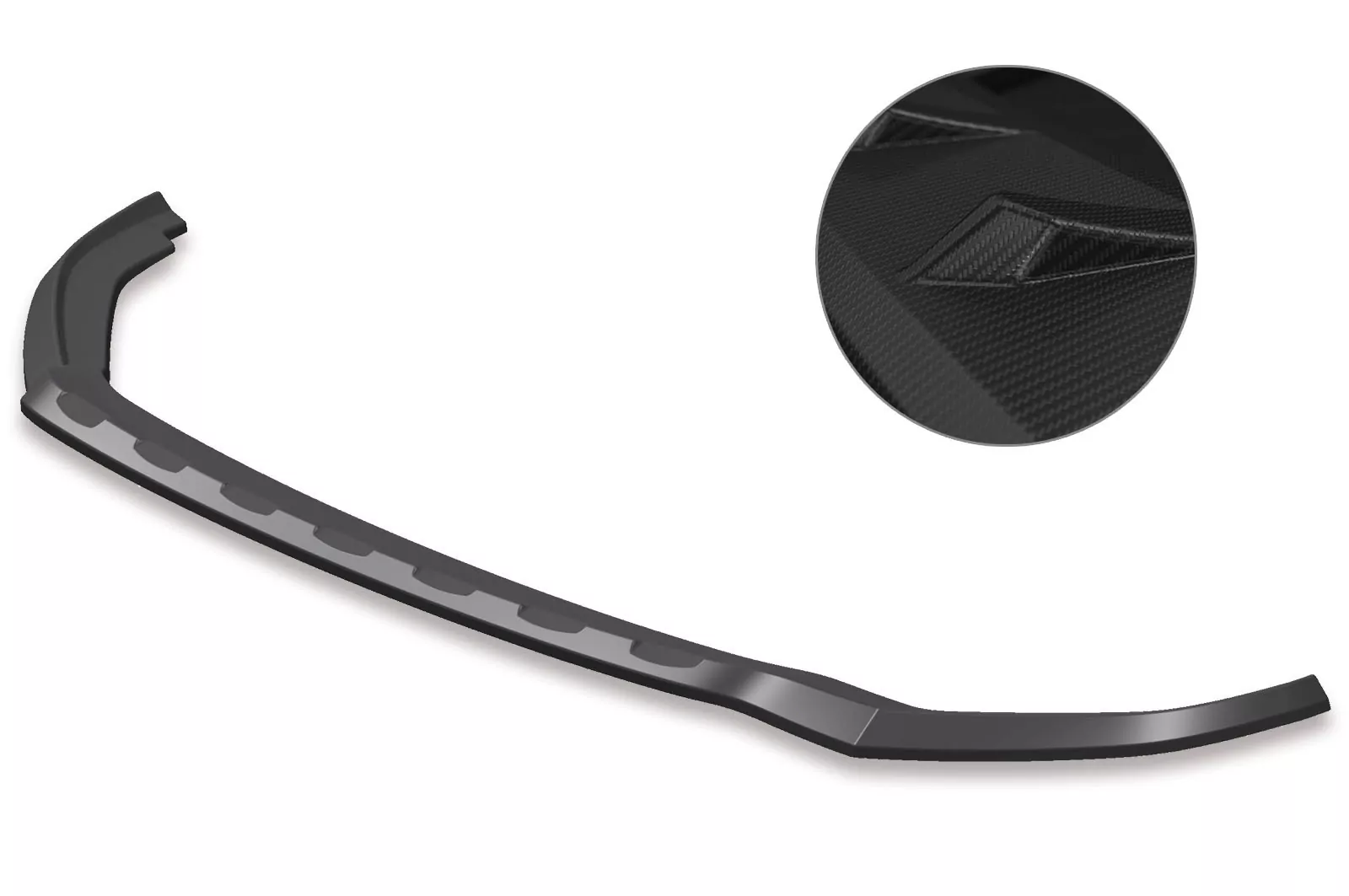 Cup-Spoilerlippe mit ABE für VW T6.1 CSL464-M Carbon Look (matt)