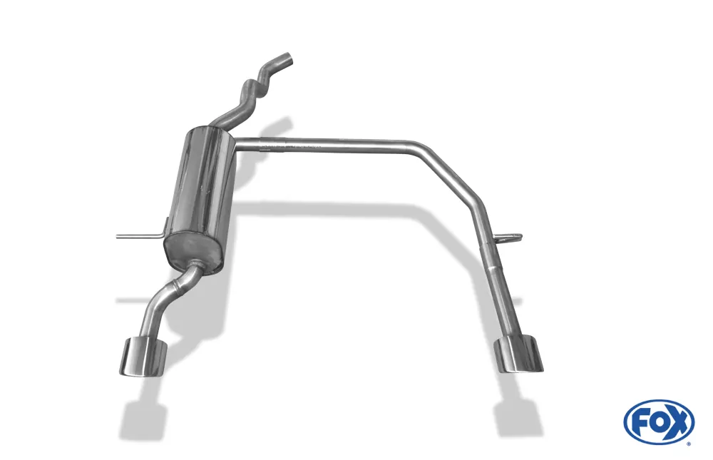 Renault Captur  Endschalldämpfer Ausgang rechts/links - 106x71 Typ 32 rechts/links