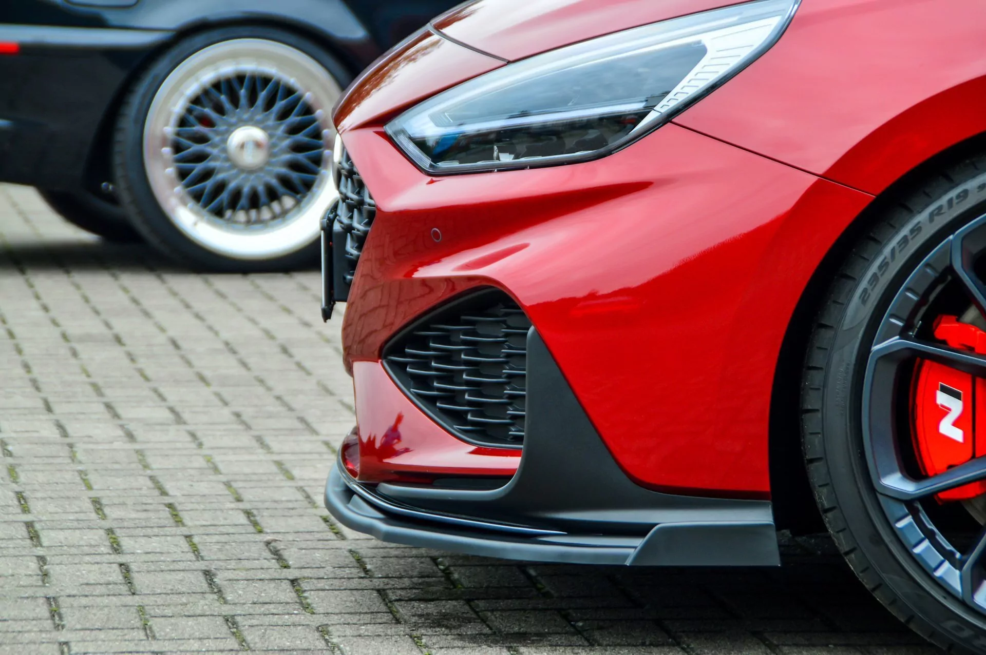 Cup Frontspoilerlippe mit Wing für Hyundai I30 N + N-Line Facelift