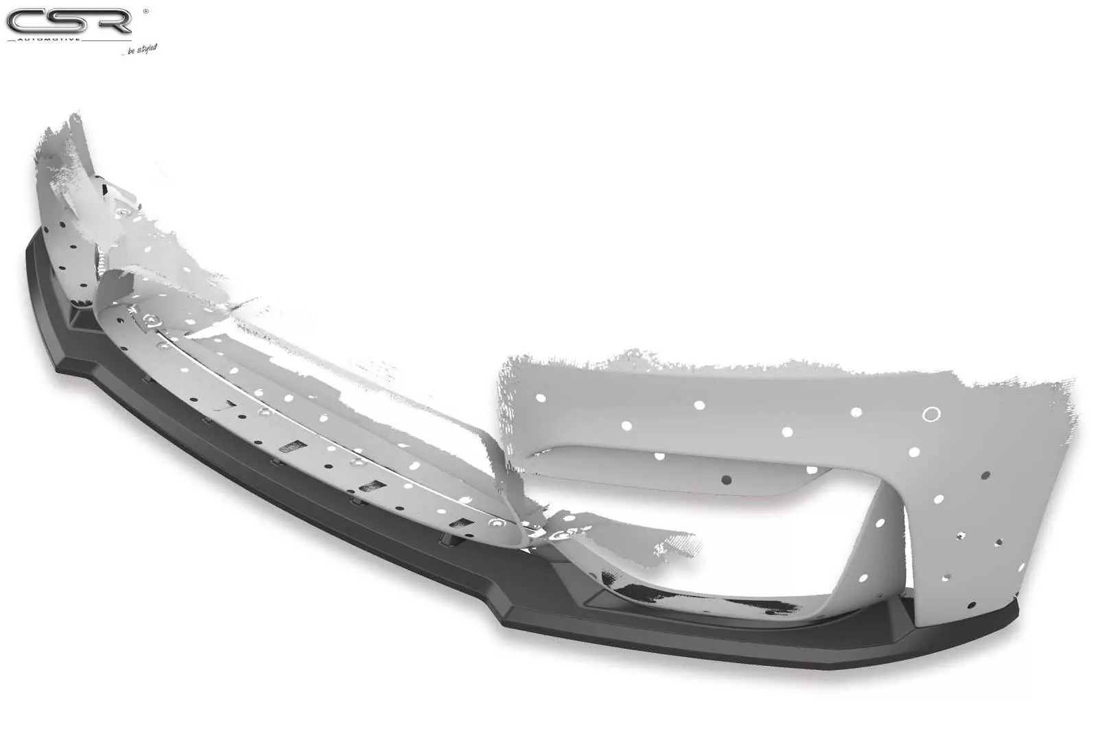 Cup-Spoilerlippe mit ABE für BMW M4 F83 / F82 CSL433-M Carbon Look (matt)