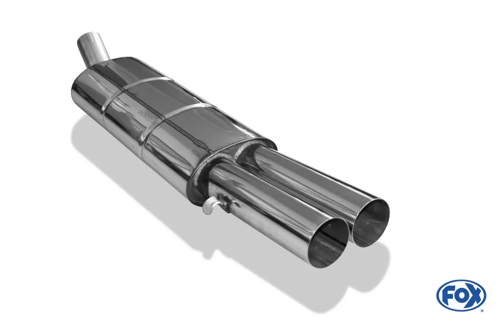 Audi 80/90 - Typ 89, B3 Limousine/ Coupe/ 80 B4 - Cabrio  Endschalldämpfer - 2x76 Typ 10