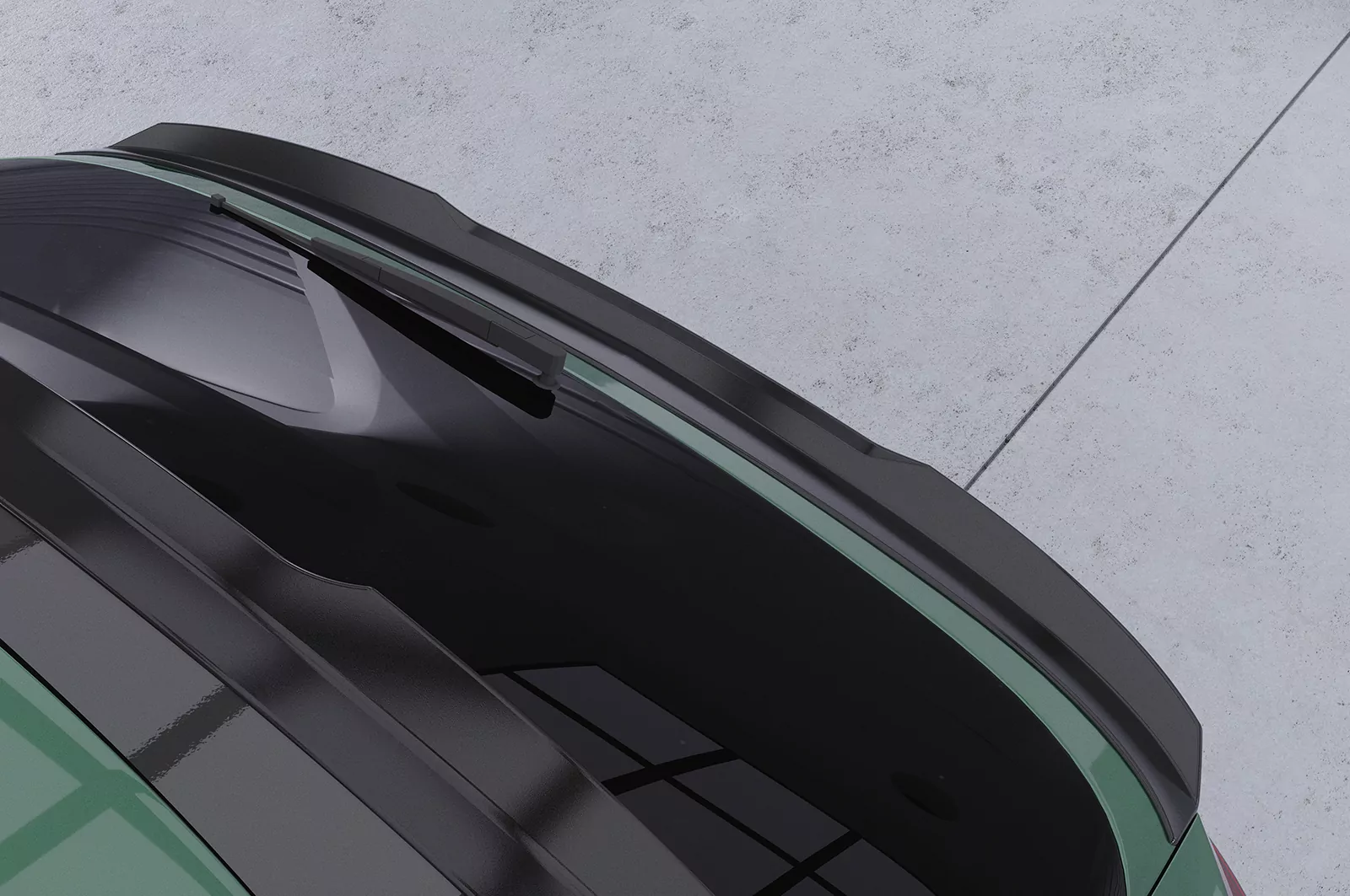 Heckflügel mit ABE für Kia Pro Ceed (CD) HF771 Strukturiert (schwarz matt)