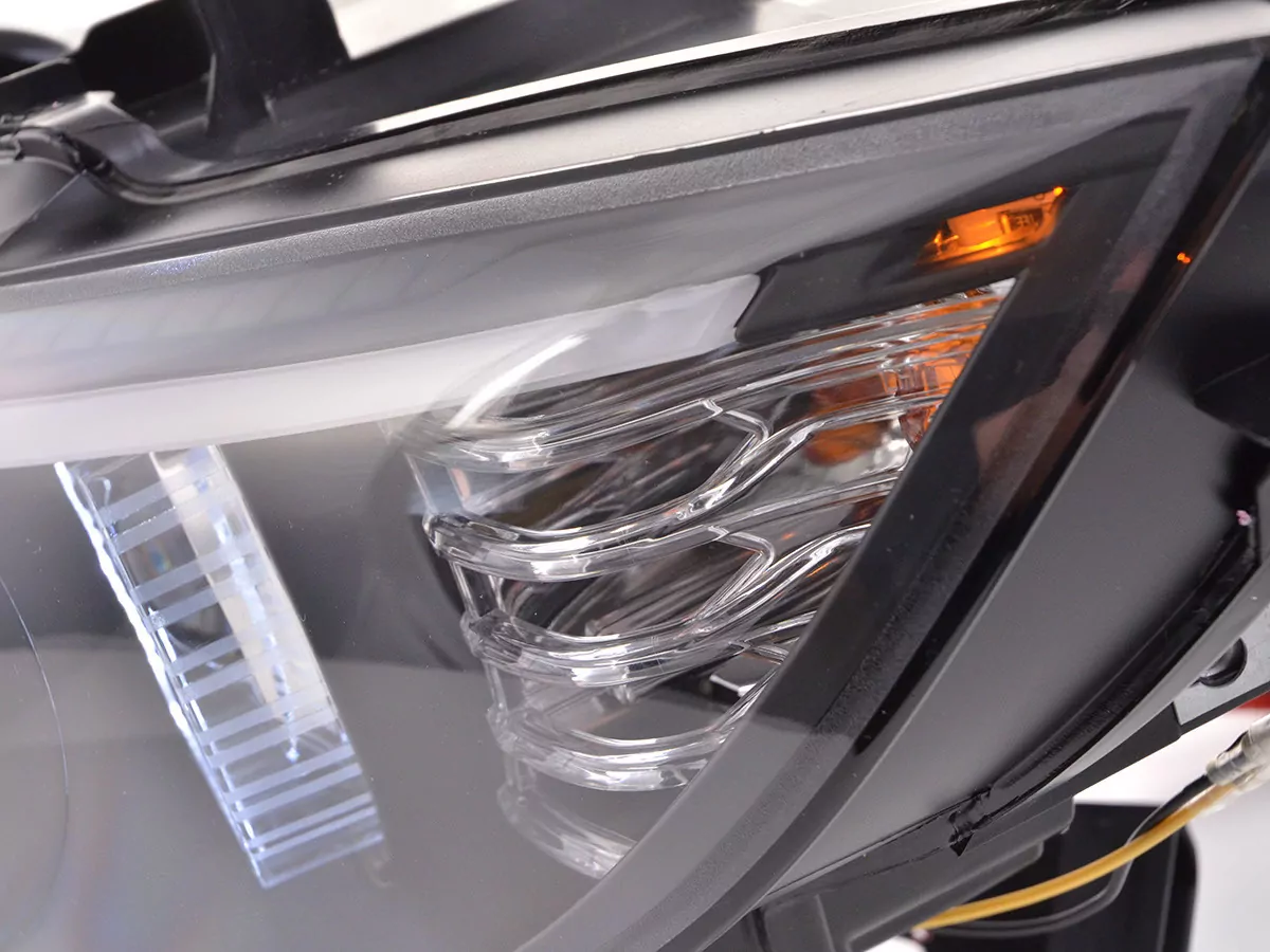 Scheinwerfer Set Xenon Daylight LED Tagfahrlicht mit AFS BMW 3er E92/E93 Bj. 06-10 schwarz