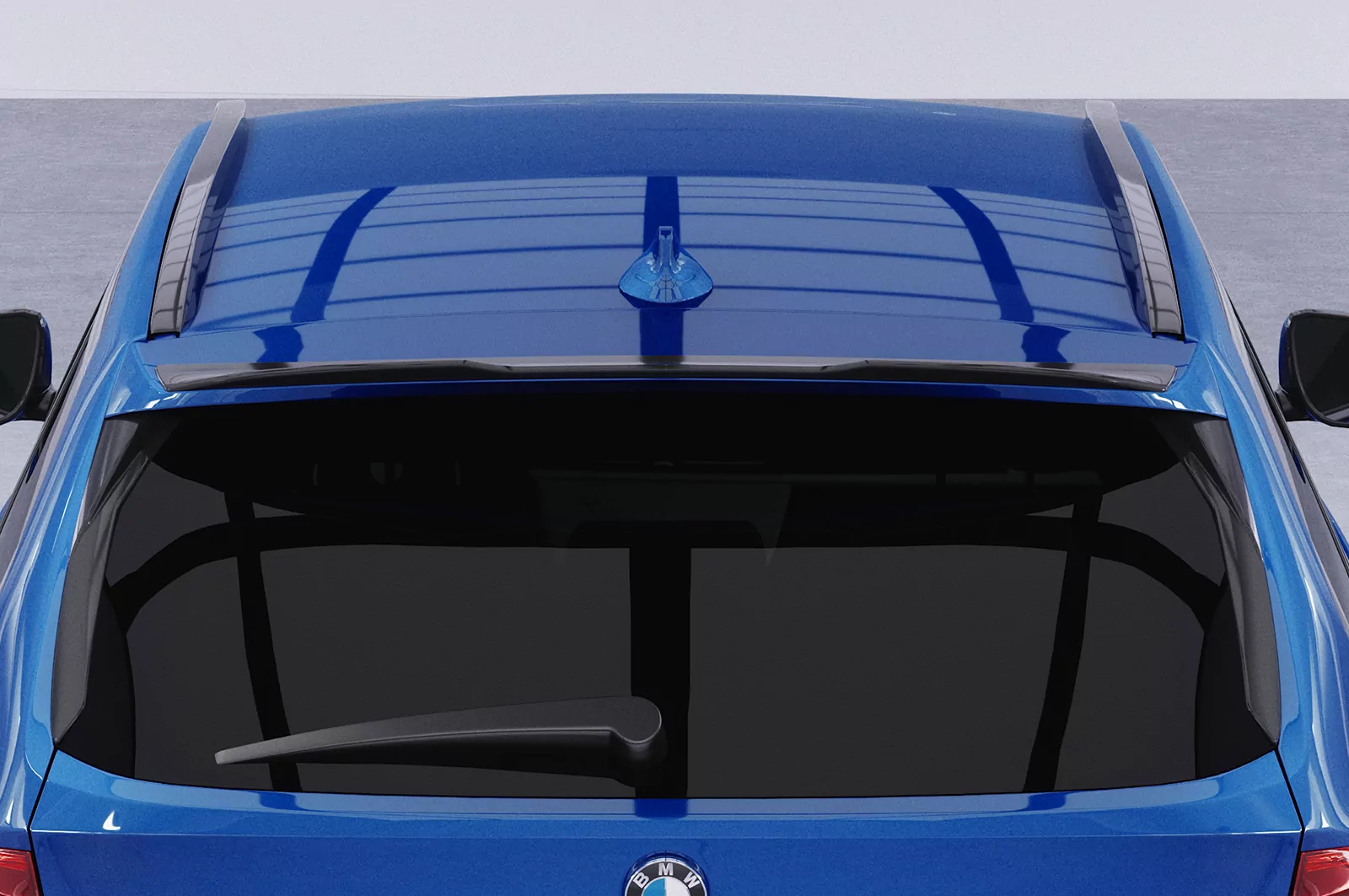 Heckflügel für BMW 3er F31 Touring HF192 Schwarz Strukturiert