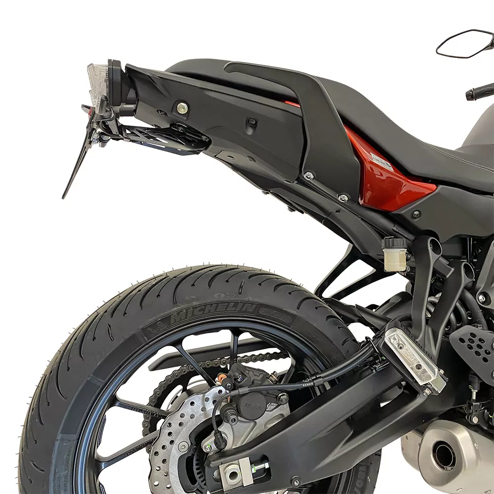 alpha Technik, Kennzeichenhalter für Yamaha Tracer 700; TYP RM30,RM31; Modelljahr 2020-