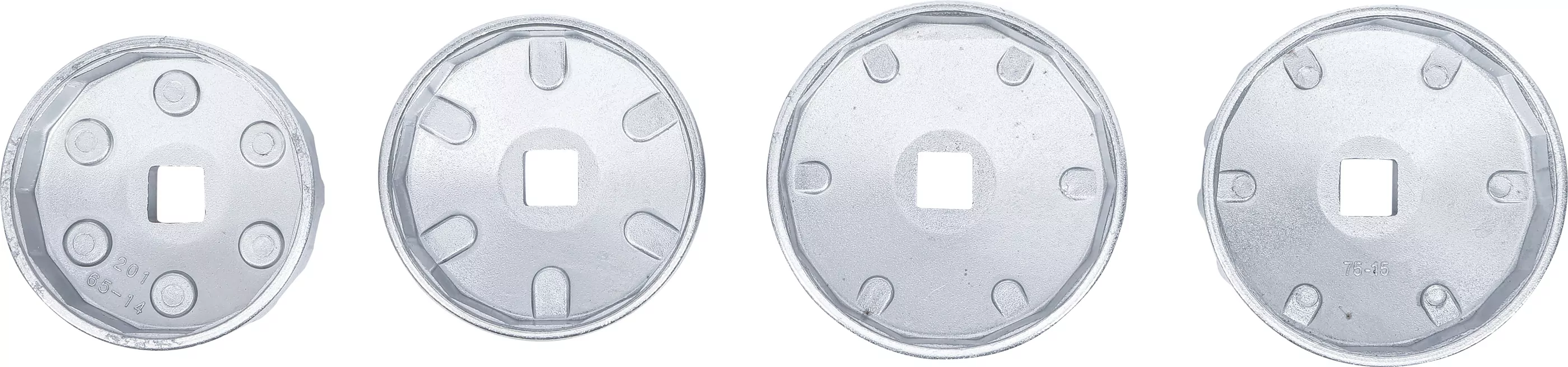 Ölfilterschlüssel-Satz | Ø 65 - 75 mm | 4-tlg.