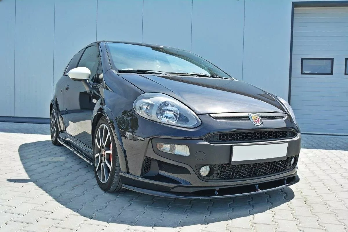 Front Ansatz Passend Für Passend Für Fiat Punto Evo Abarth Schwarz Hochglanz Schwarz Hochglanz