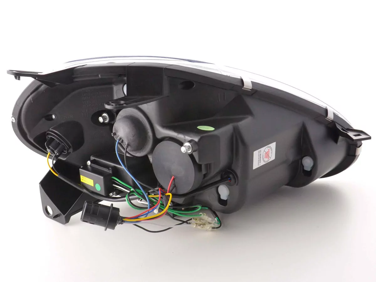 Scheinwerfer Set Daylight LED TFL-Optik Fiat Grande Punto Typ 199 Bj. 05-08 chrom