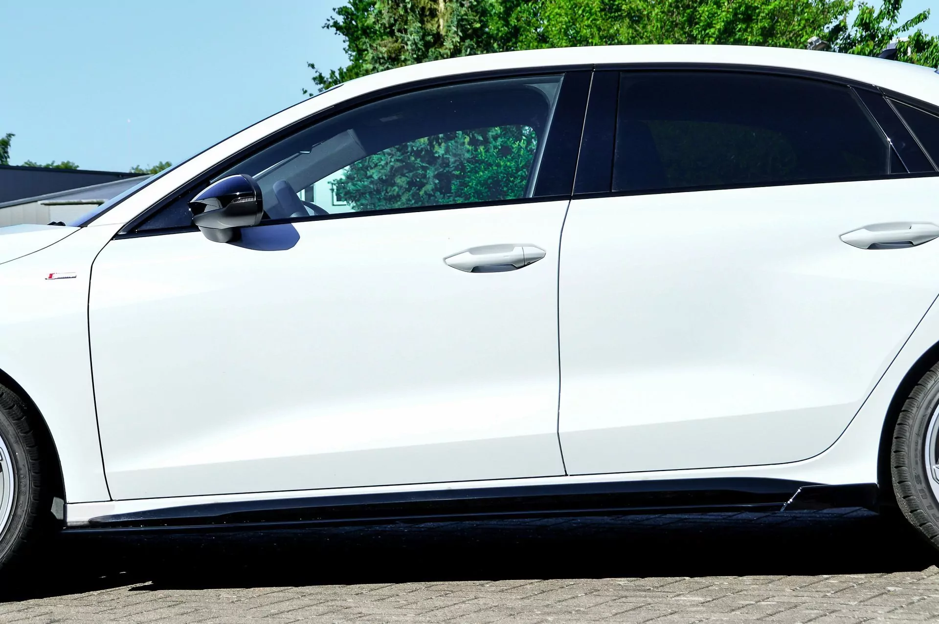 CUP Seitenschweller mit Wing hinten für Audi A3 8Y S-Line + S3