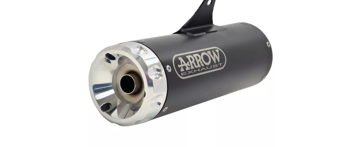 Arrow Rebel Silencer With Aluminium End Cap Kawasaki Z 900 RS 17-19