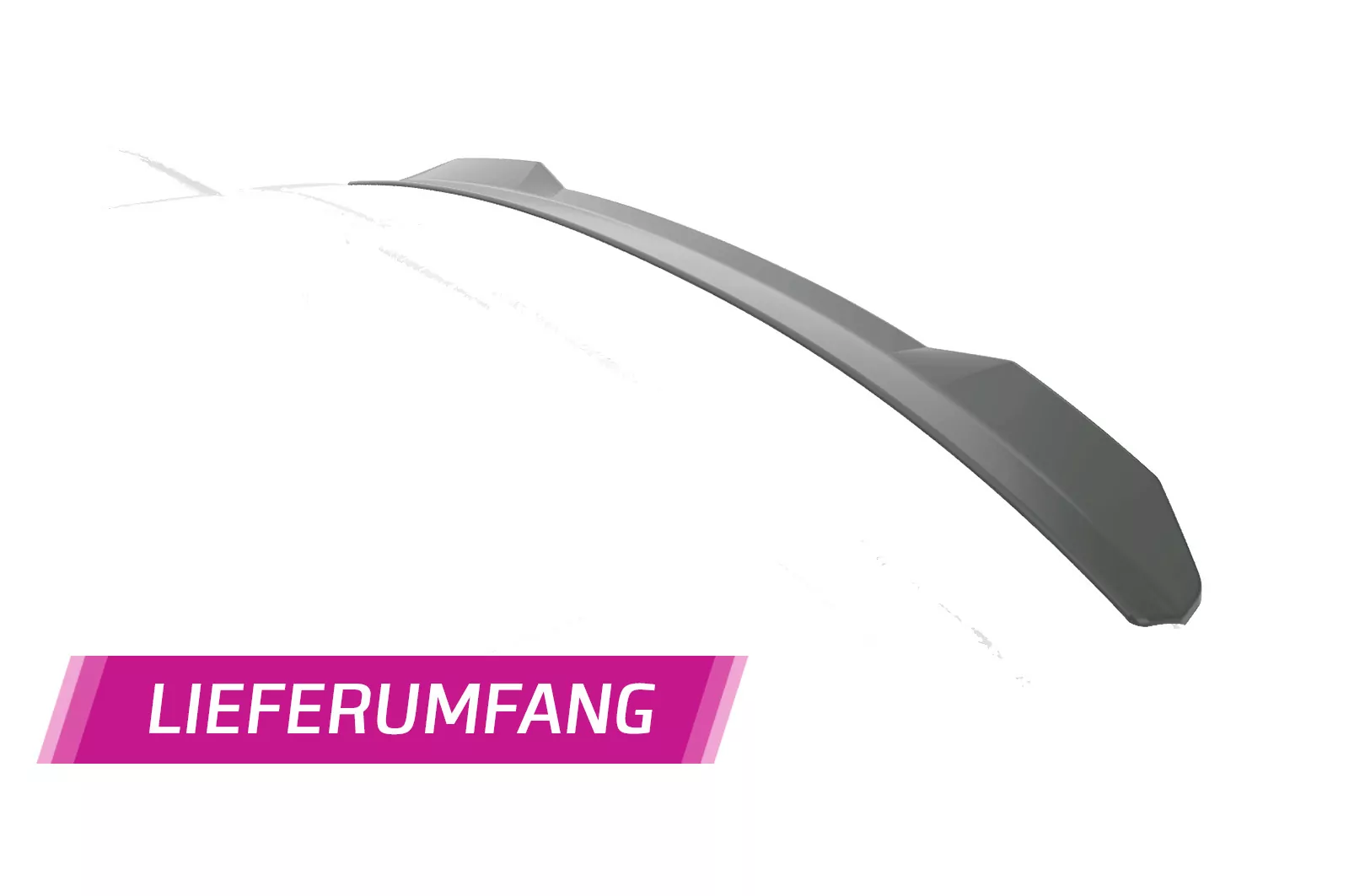 Heckflügel mit ABE für Dacia Duster (1. Gen) HF864 Schwarz Strukturiert