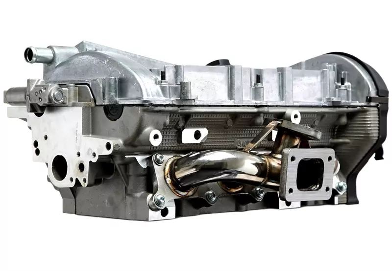 TA Technix Edelstahl Turbokrümmer mit T25 Flansch/mit Wastegate Anschluß 1.8T Motoren passend für Audi / Seat / Skoda / VW