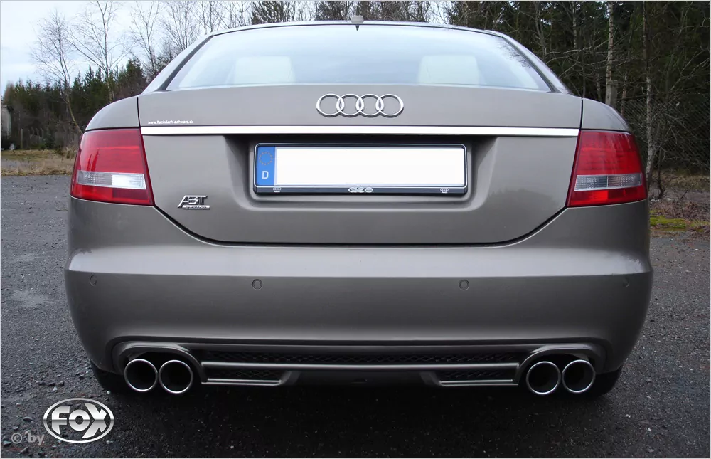 Audi A6 Typ 4F quattro Endrohre für FOX ESD rechts/links Ø63,5mm - 2x76 Typ 17 rechts/links