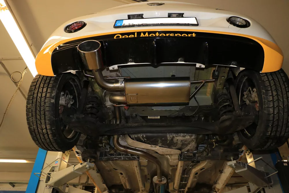 Opel Adam S  Endschalldämpfer quer Ausgang links - 140x90 Typ 44 links