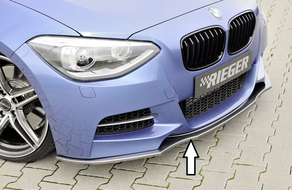 Rieger Spoilerschwert für BMW 1er F20  (1K4) | Lim. / 4-tür. 09.11-03.2015 (bis Facelift) für orig. M-Paket-Frontschürze