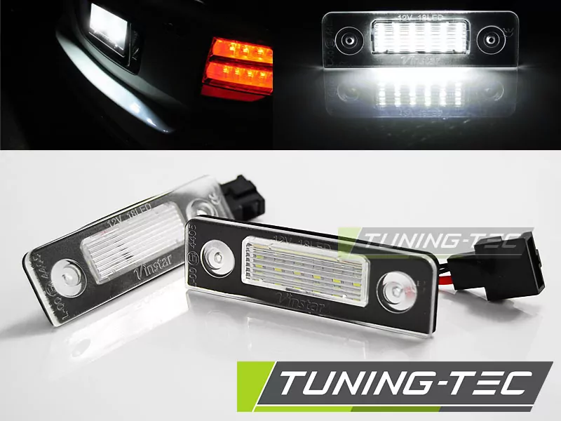 License Led Lights Fits Skoda Octavia 09- / Roomster 06-10 With Canbus